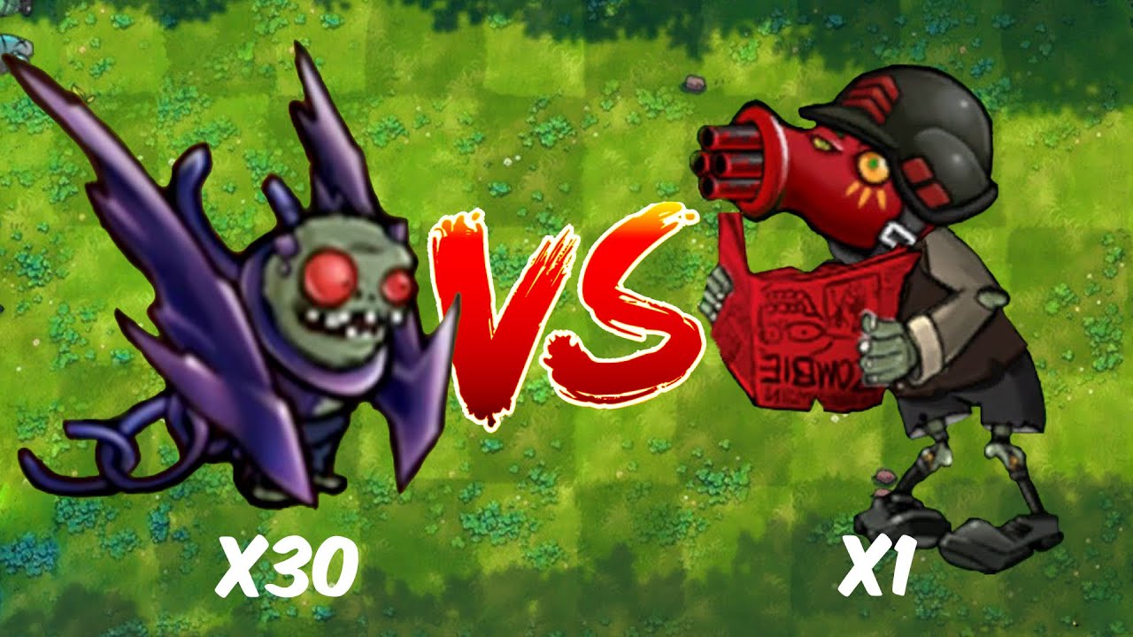 PVZ 1 Fusion Challenge! 300 Zombie Random VS Ultimate Cherry Shooter - Who Will Win?