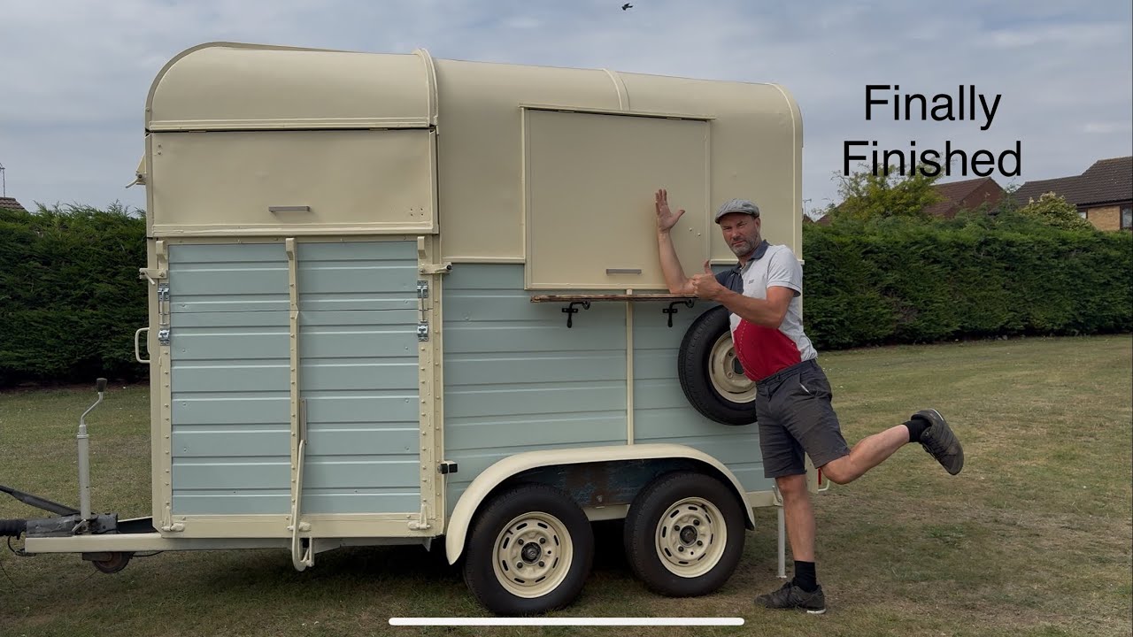Converted Horse Trailer Wood Fired Pizza Part 5