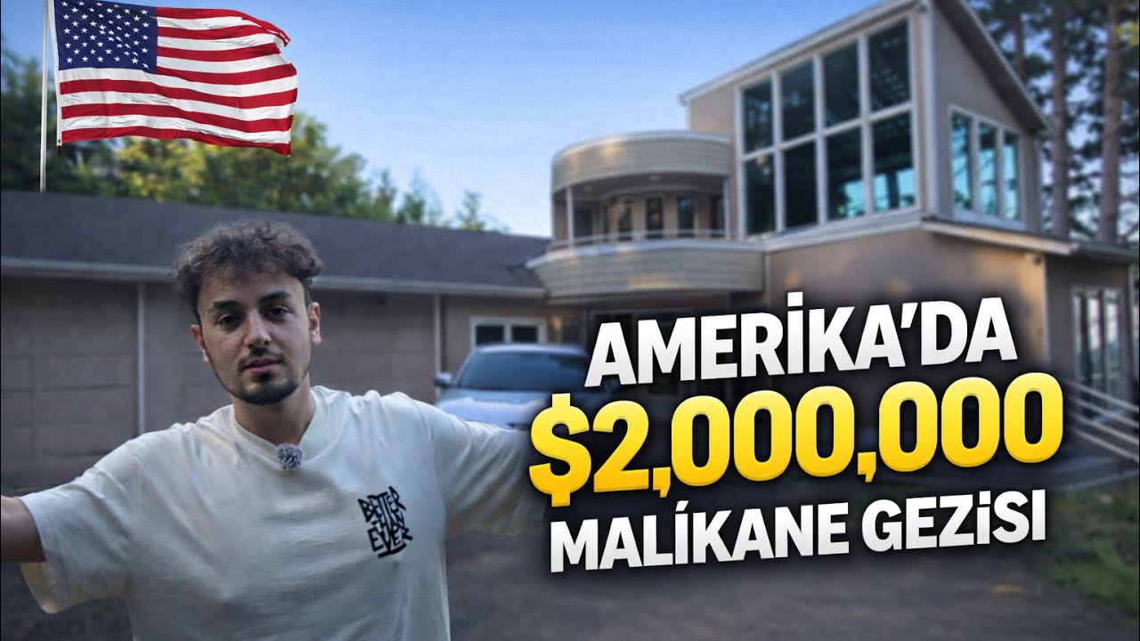 Amerika’da $2.500.000'lık Malikane Turu | Lüks Ev Turu