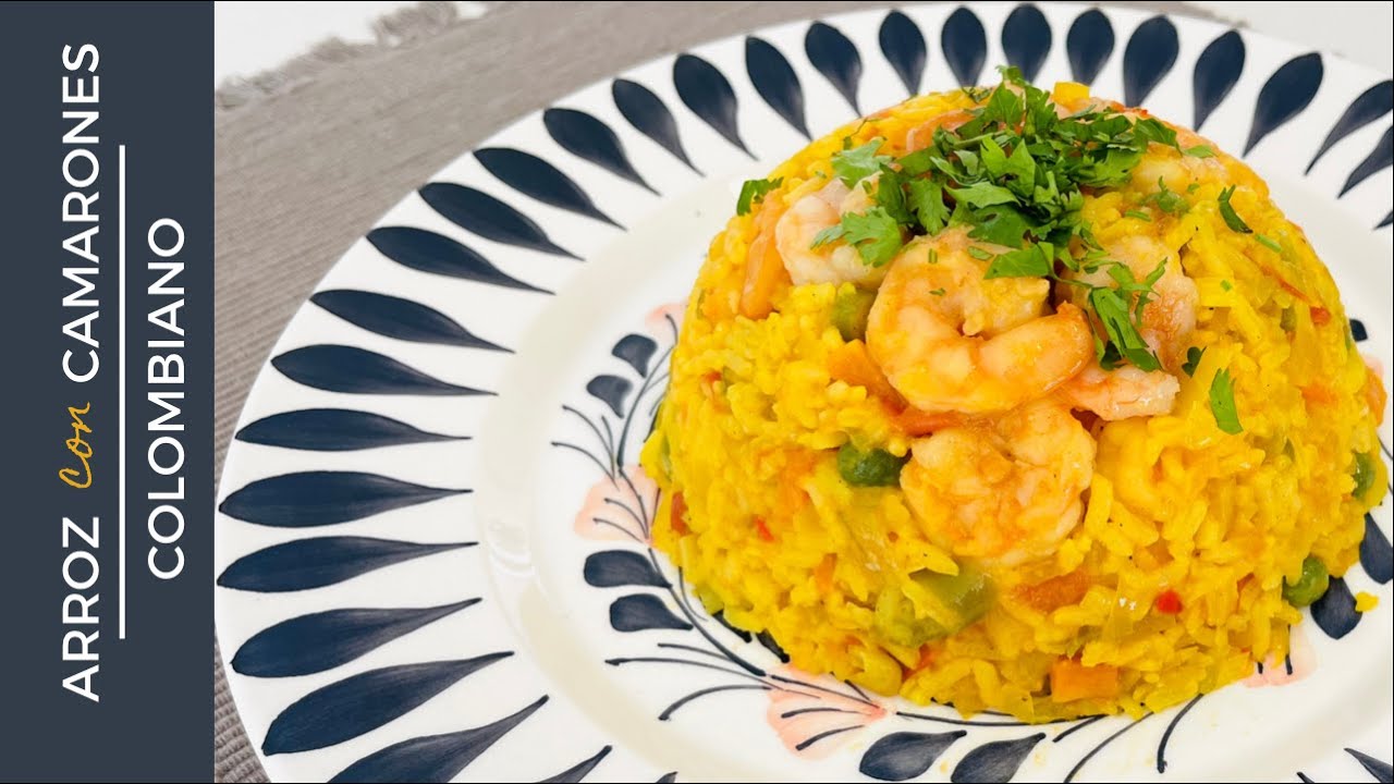 ARROZ CON CAMARONES 🍤 COLOMBIANO 🇨🇴