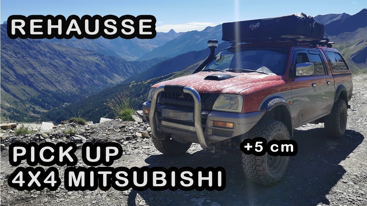 Je rehausse notre Pick Up 4x4 de 5 cm !