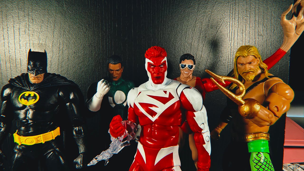 ￼Mcfarlane justice league of America (build a figure) plastic man wave action figure review ￼￼