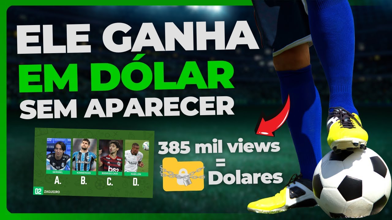 ✅ O GUIA DEFINITIVO - Canal Dark Quiz de Futebol Vale a Pena Como Monetizar Sem Aparecer
