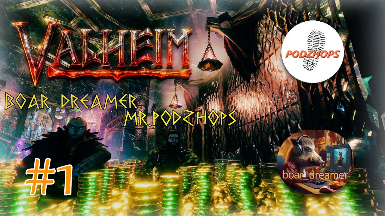Cтрим-марафон Valheim вместе с boar_dreamer! Самый детальный обзор построек моего мира | Часть 1
