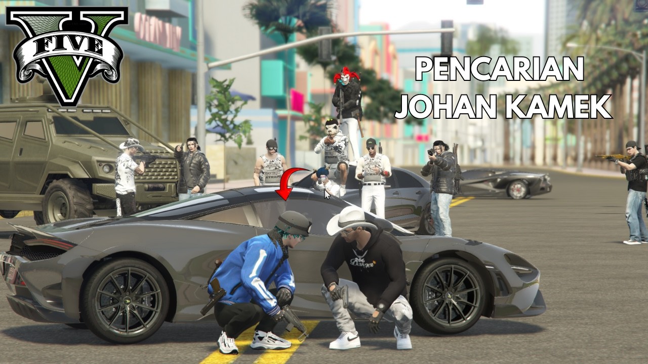 AKSI FELIX MEMBANTU WIZ DALAM PENCARIAN JOHAN KAMEK !!! GTA 5 ROLEPLAY !!!