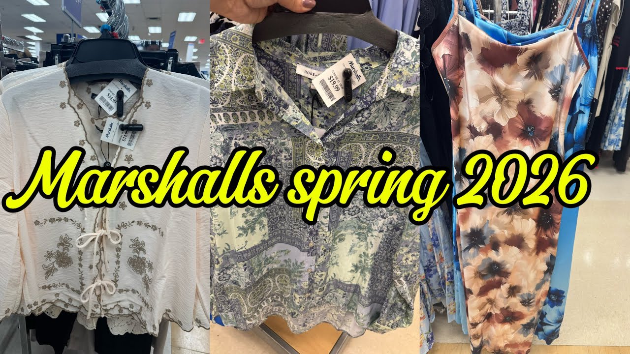 MARSHALLS SPRING FASHION 2026🌸💐WOMENS TOPS DRESSES✨#marshallsshopwithme#marshallsfinds#springfashion