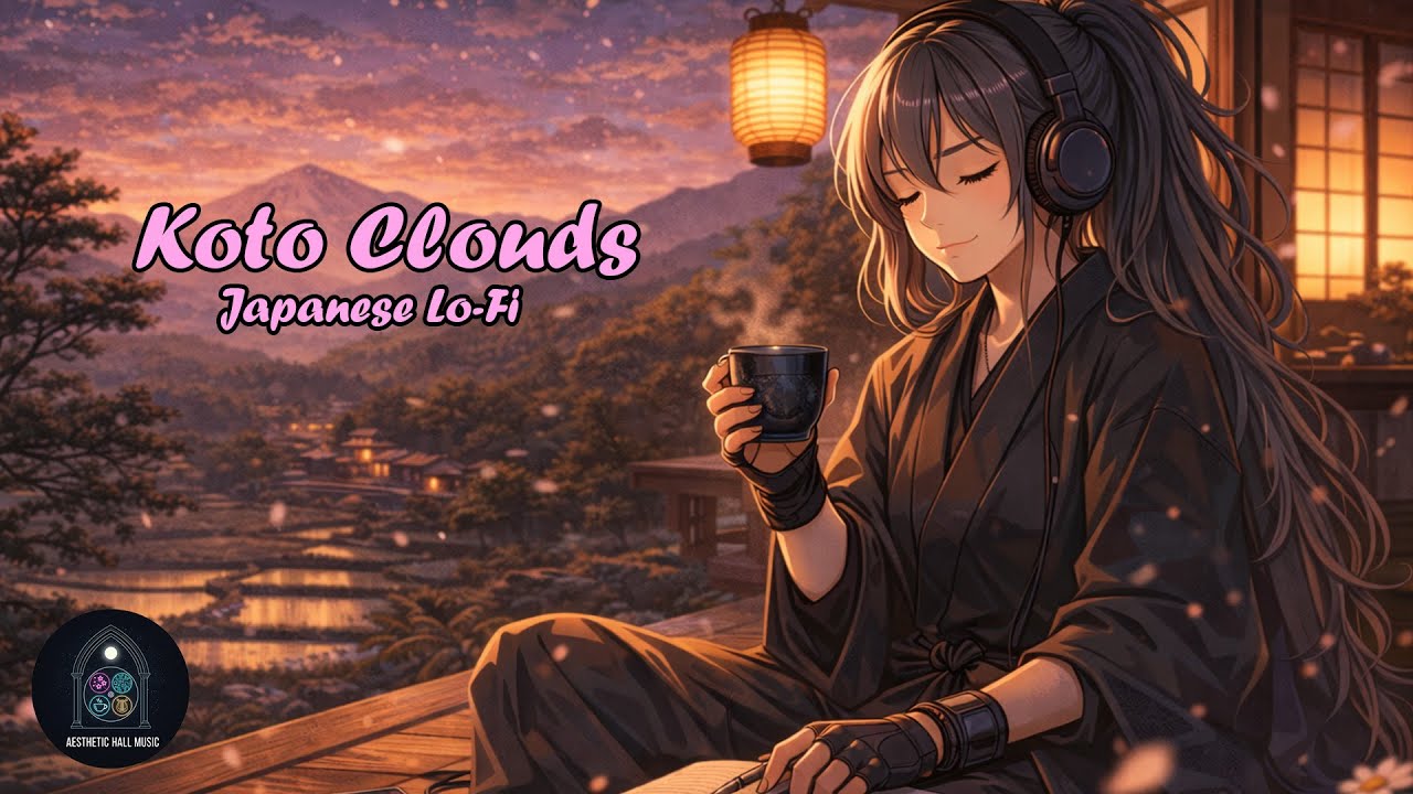 Koto Clouds 🏔️ Japanese Lo-Fi Mix [Study, Relax, Focus]