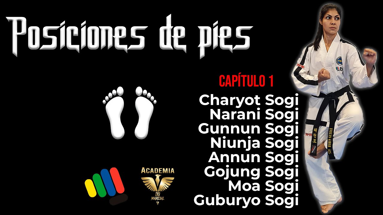 TAEKWON-DO ITF • Posiciones de pies - Parte 1