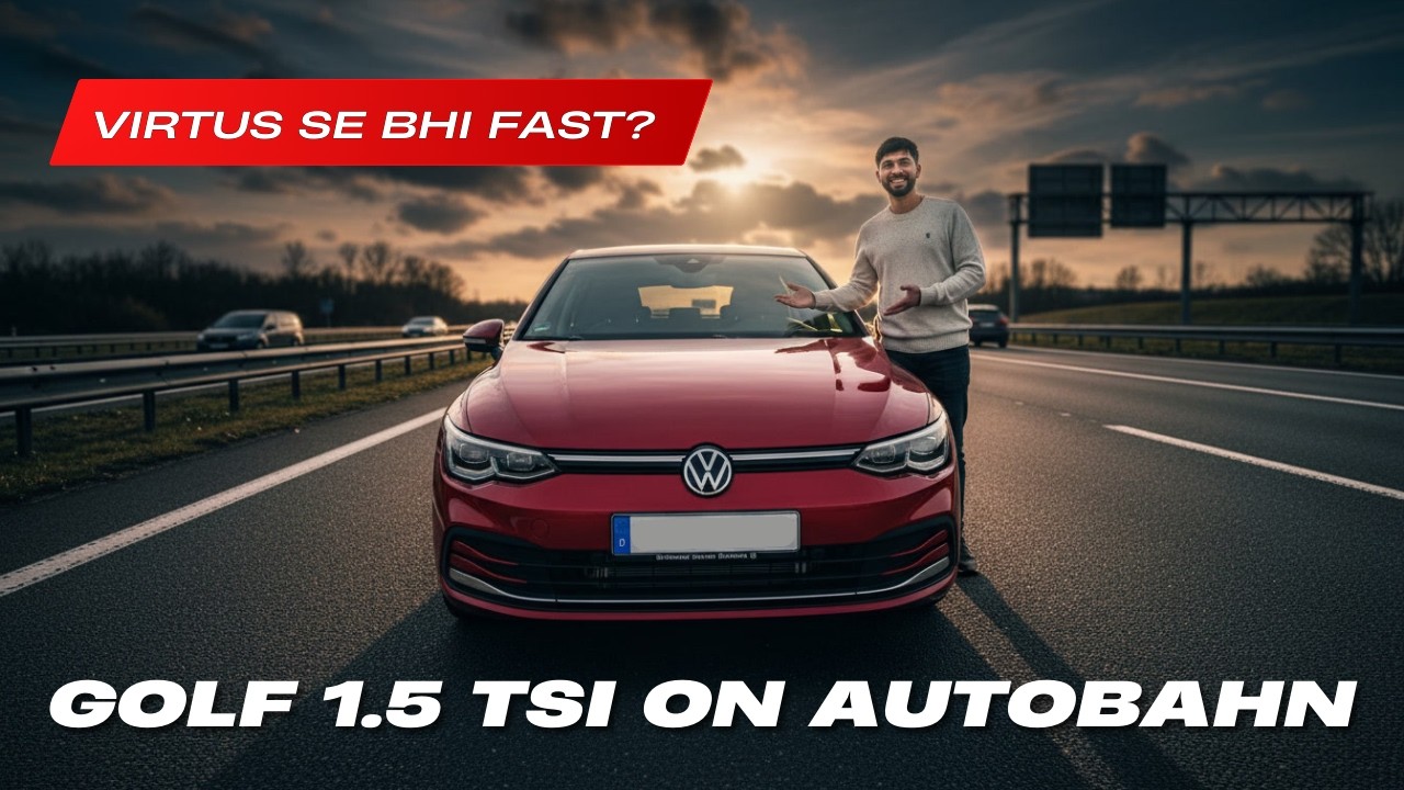 Golf 1.5 TSI Autobahn Review on German Autobahn 😳