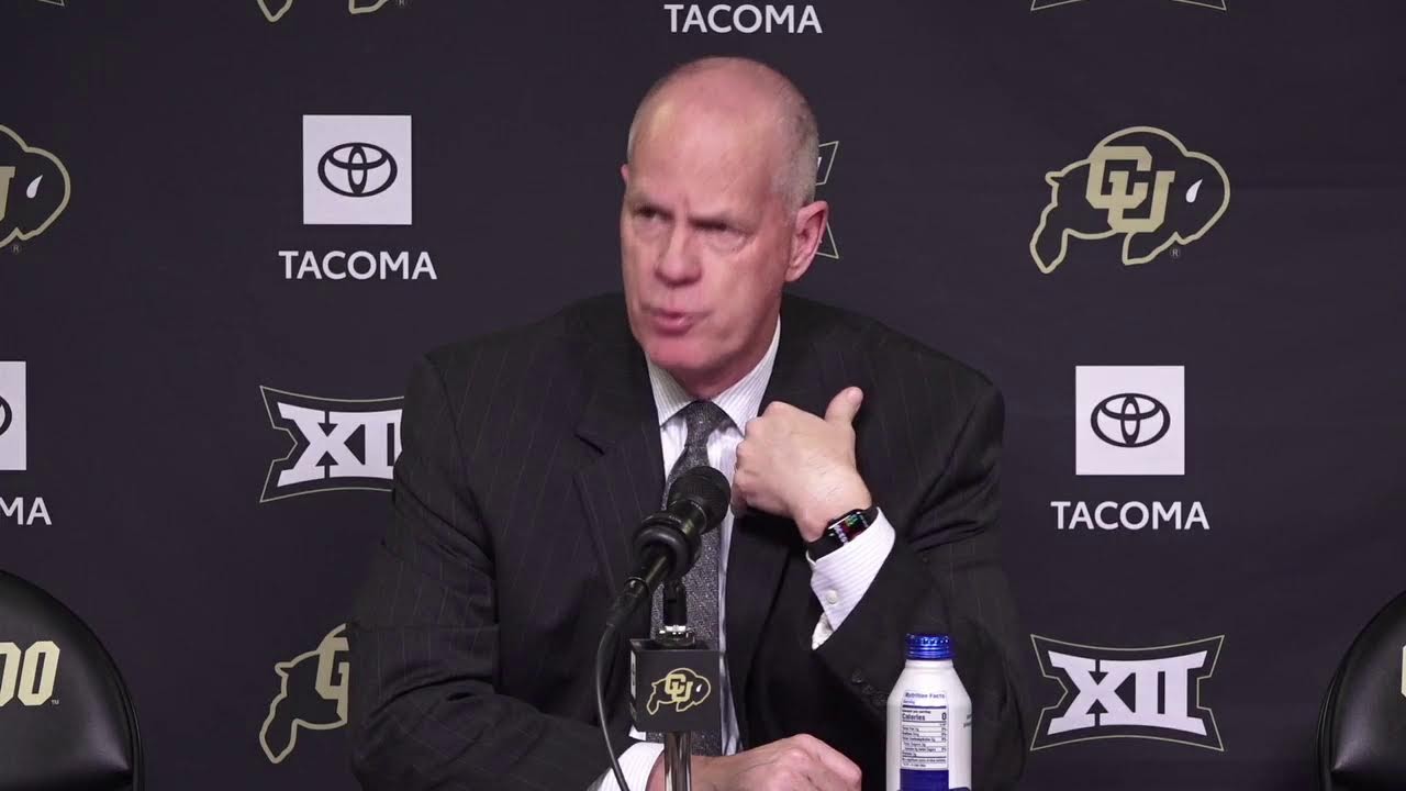 Colorado Men's Basketball Post Game Press Conference