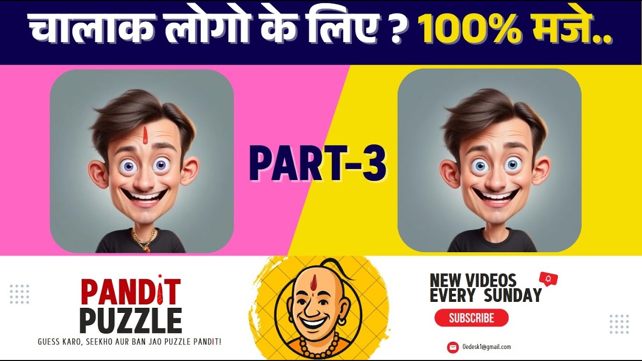 Guess the Differences Between Picture Part-3 😜 | Hindi Paheliyan | Pandit Puzzle