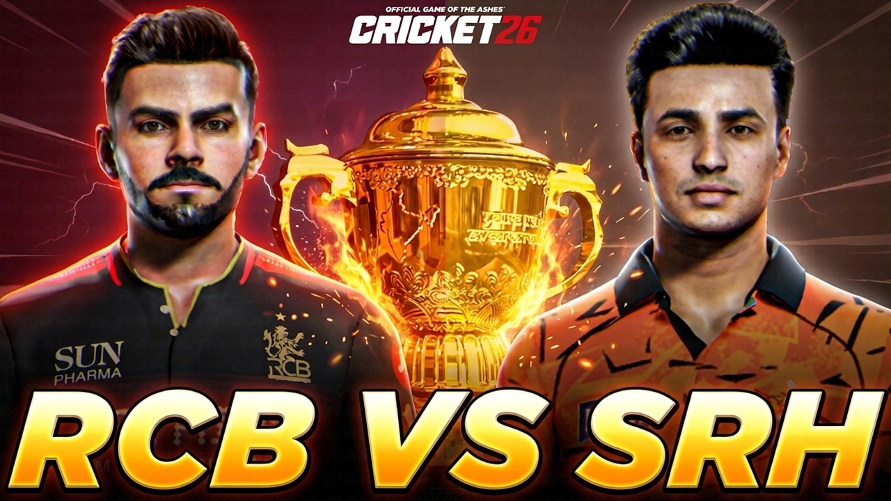 Royal Challengers Bengaluru vs Sunrisers Hyderabad | Cricket 26 IPL 2026 Gaming Series Highlights #1