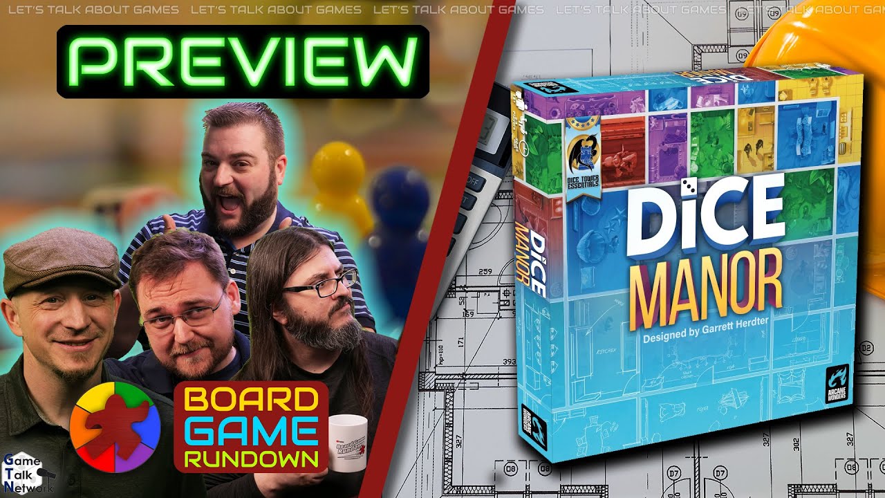 Tim, Bob, Mike, and Dan Discuss and Review Dice Manor!