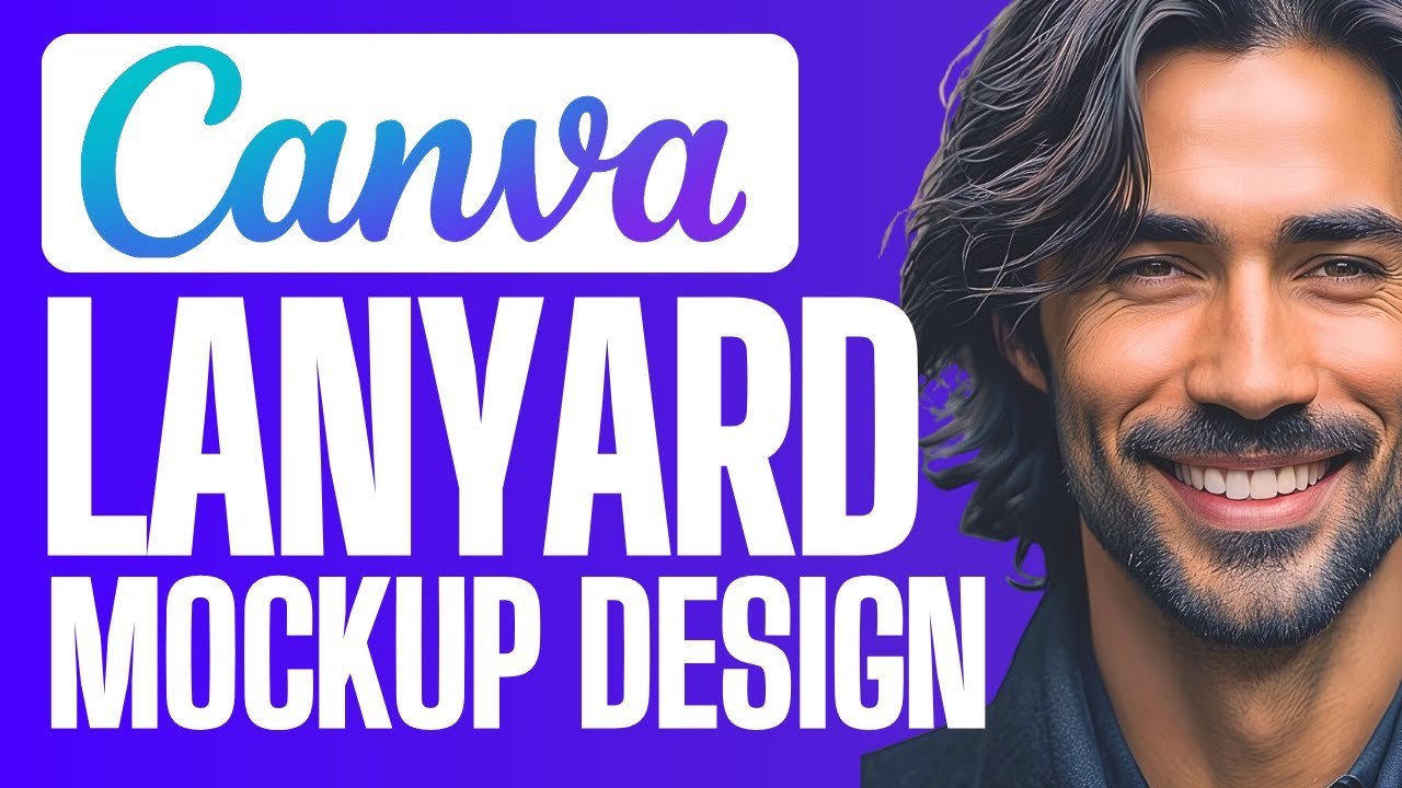 How To Create Lanyard Mockup Design In Canva