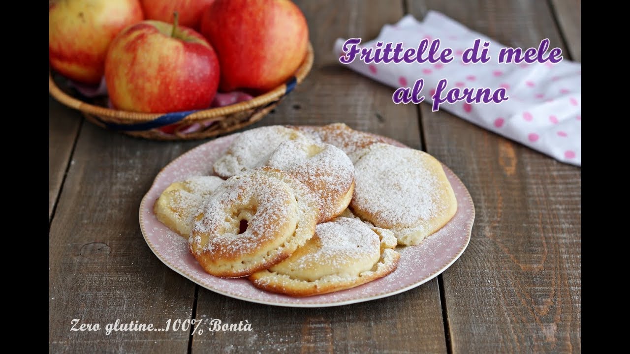 Frittelle di mele al forno, leggere e buonissime!
