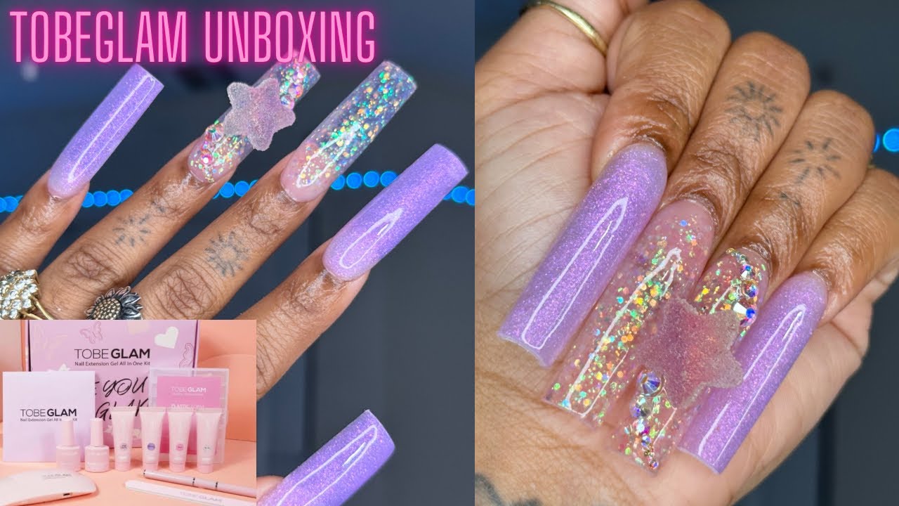 Easy Polygel Nails Using Full Cover Tips | DIY Polygel Nails | TOBEGLAM Official Unboxing