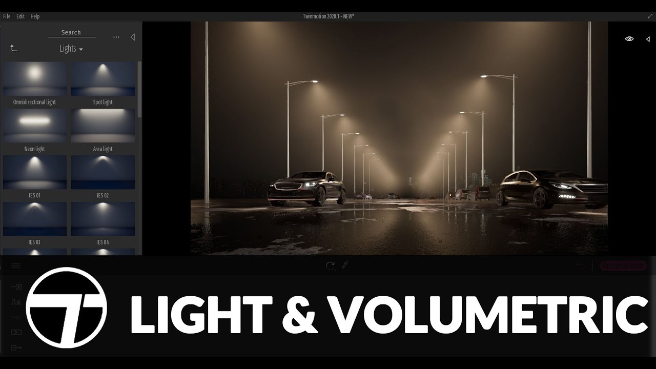 TWINMOTION 2020: LIGHT & VOLUMETRIC