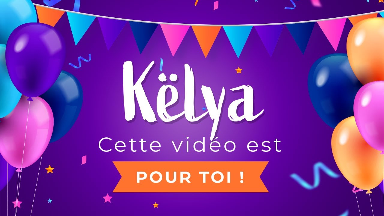 Joyeux anniversaire Këlya ! 🎉🐱 Tous mes vœux d'anniversaire rien que pour toi !
