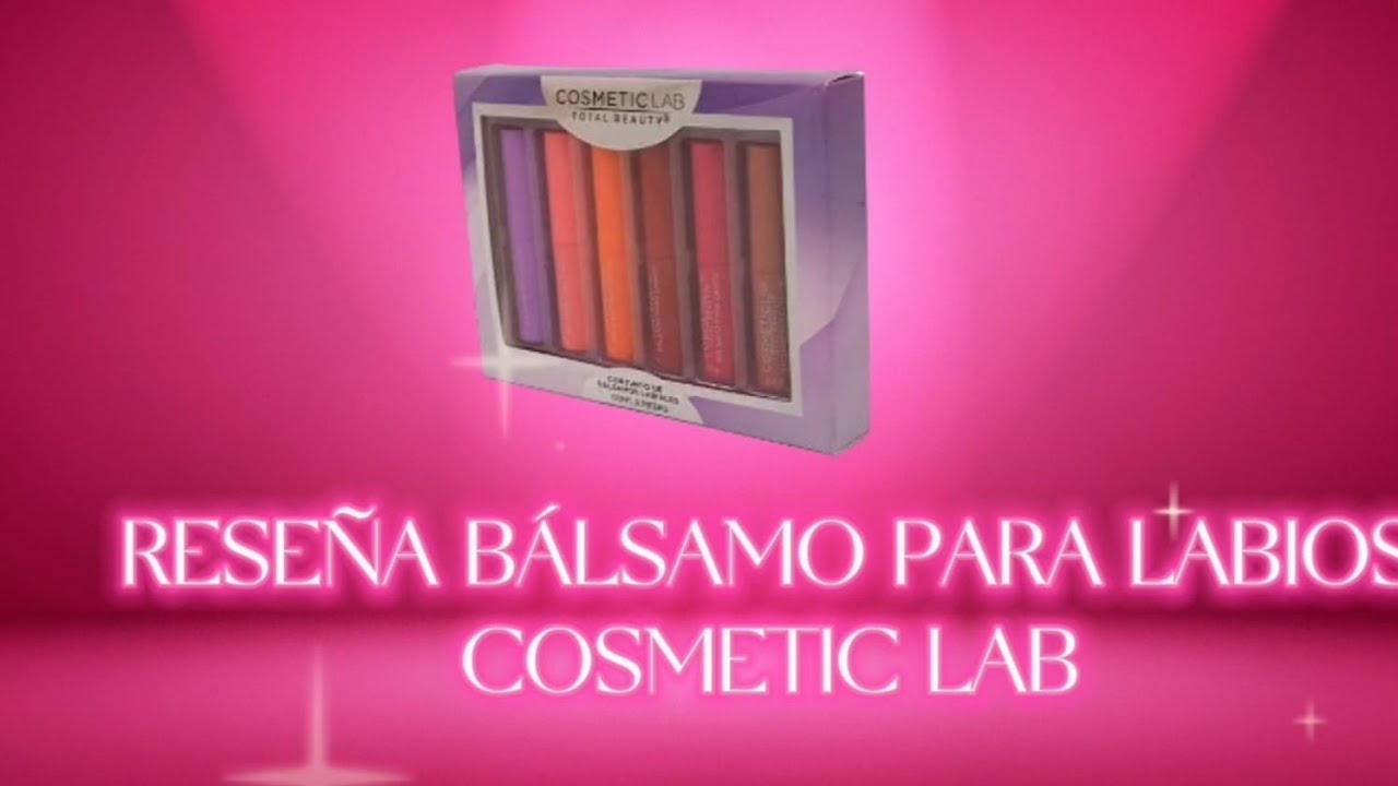 Reseña de los bálsamos para labios de cosmetic lab