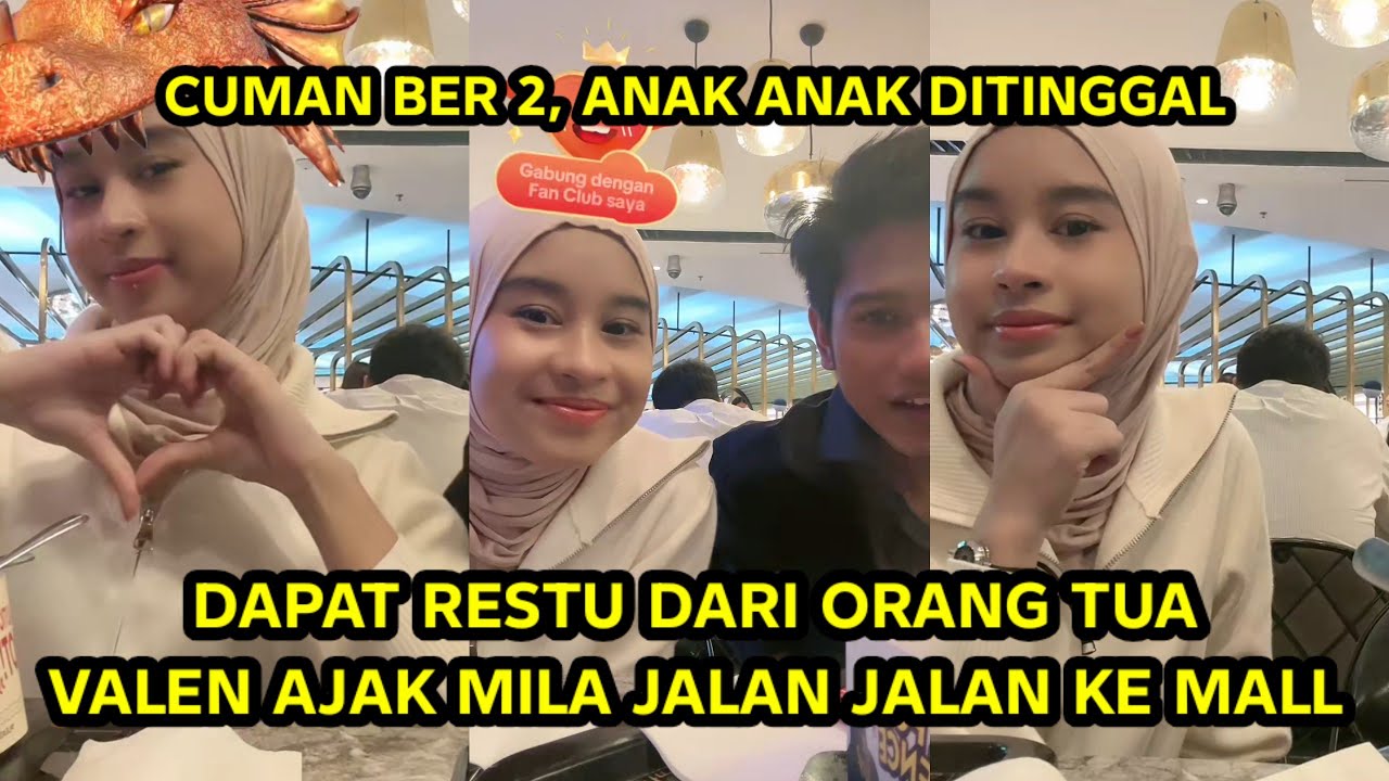 Valen ajak mila jalan jalan setelah dapat restu dari orang tua #milada7 #valenda7 