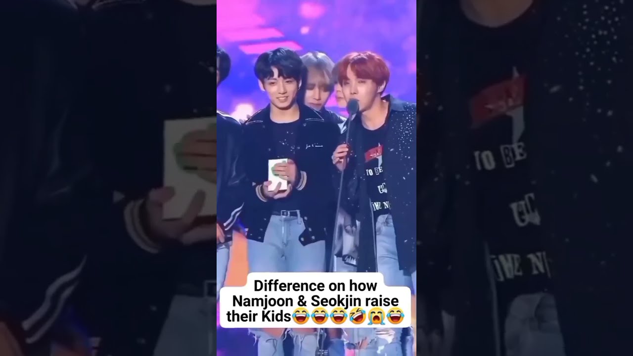 Namjoon father and Jin mother😂|Namjoon and Jin being parents with bts|Namjoon and jin parents