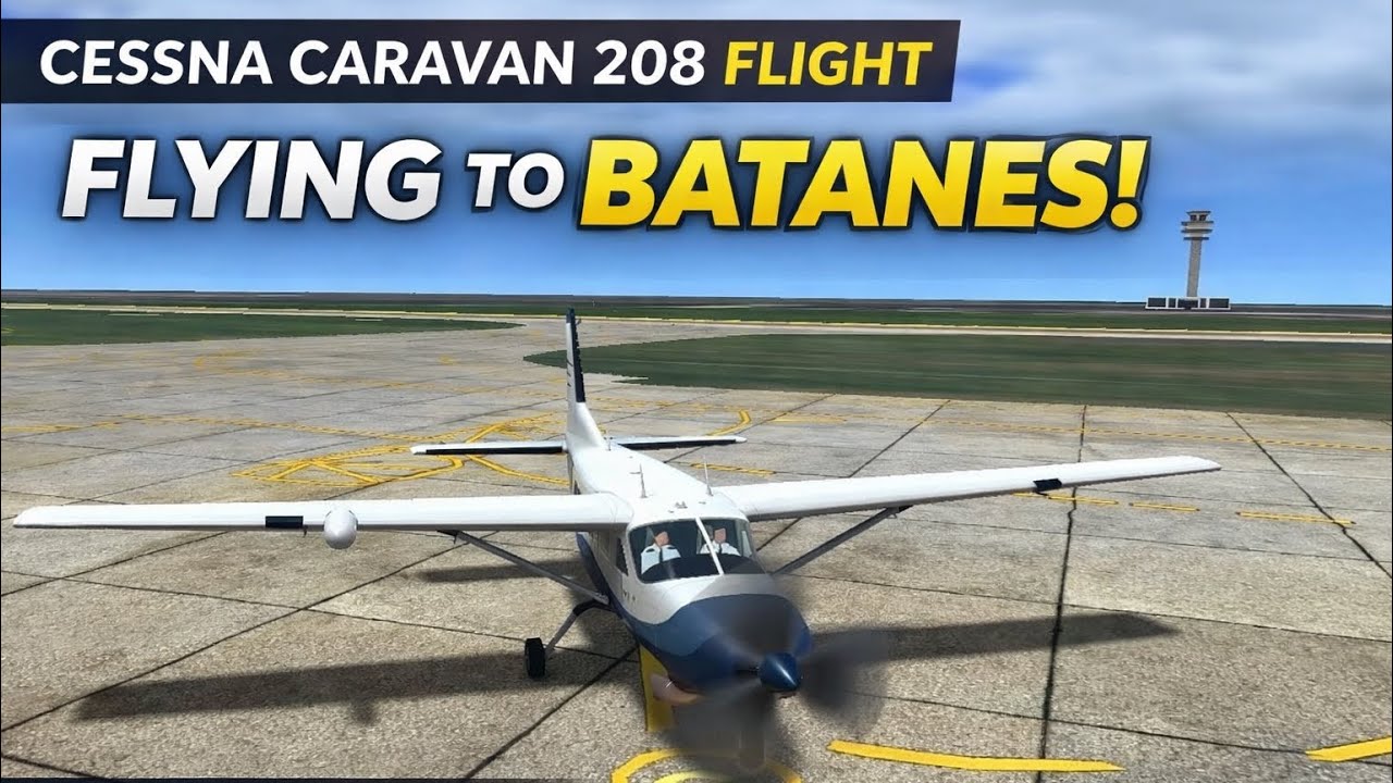 Testing the New Cessna 208 Caravan ✈️ Laoag to Batanes Flight | RFS Mobile #aviation #airplane 