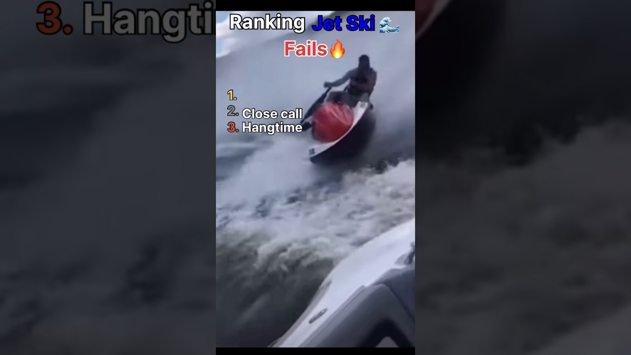 3 of the FUNNIEST jet ski fails #jetski #funny