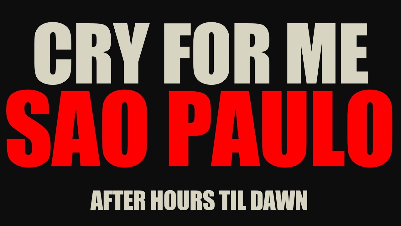 The Weeknd - Cry For Me / Sao Paulo (After Hours Til Dawn Tour Studio Remake) | Olixter