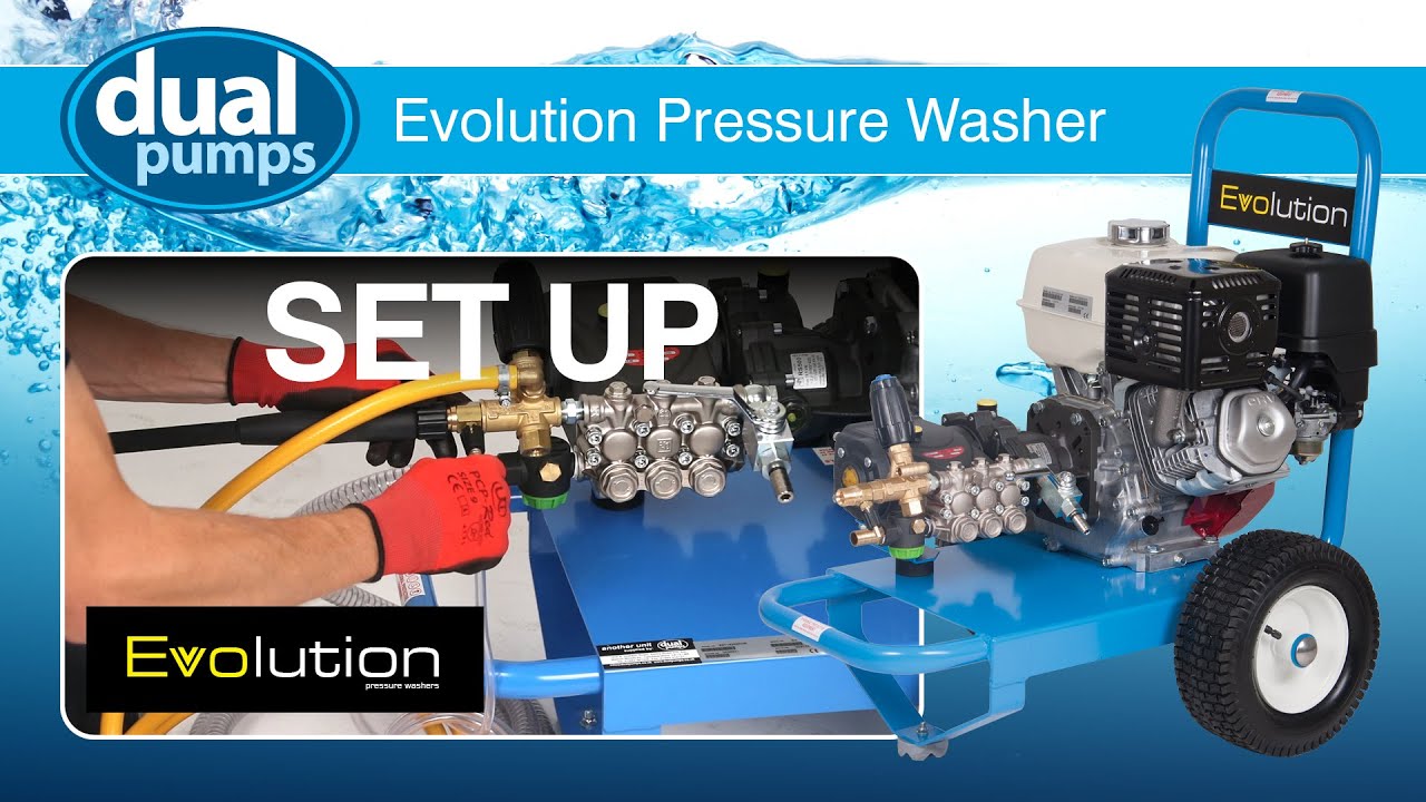 Dual Pumps Pressure Washer Set Up Video