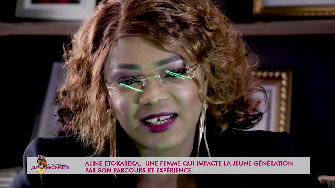 Aline France EtokaBeka sous les projecteurs.