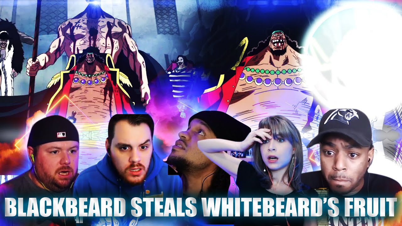 Blackbeard Steals Whitebeard's Devil Fruit ! Reaction Mashup