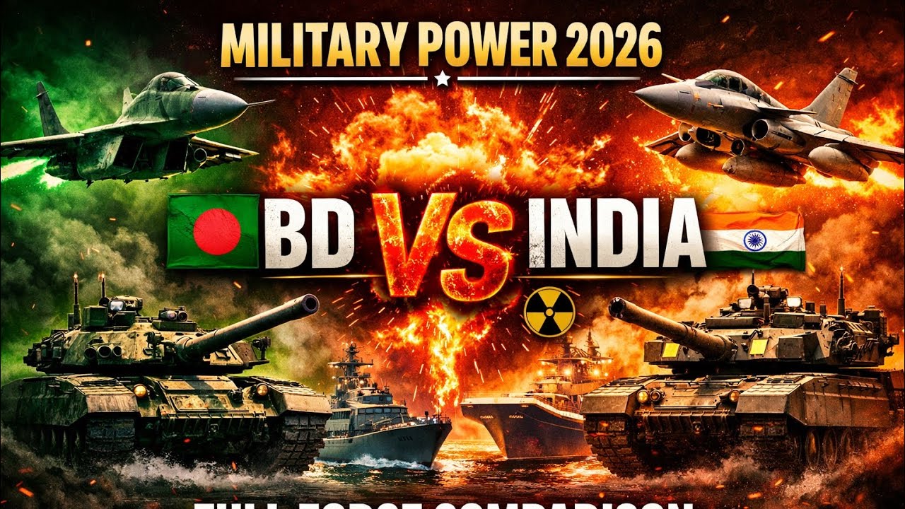India vs Bangladesh Military Power 2026 | Who Is Stronger?