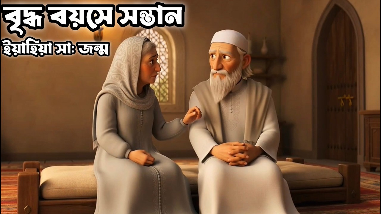 বৃদ্ধ বয়সে সন্তান লাভের দুআ | হযরত জাকারিয়া ও ইয়াহইয়া (আ.) | Islamic Story