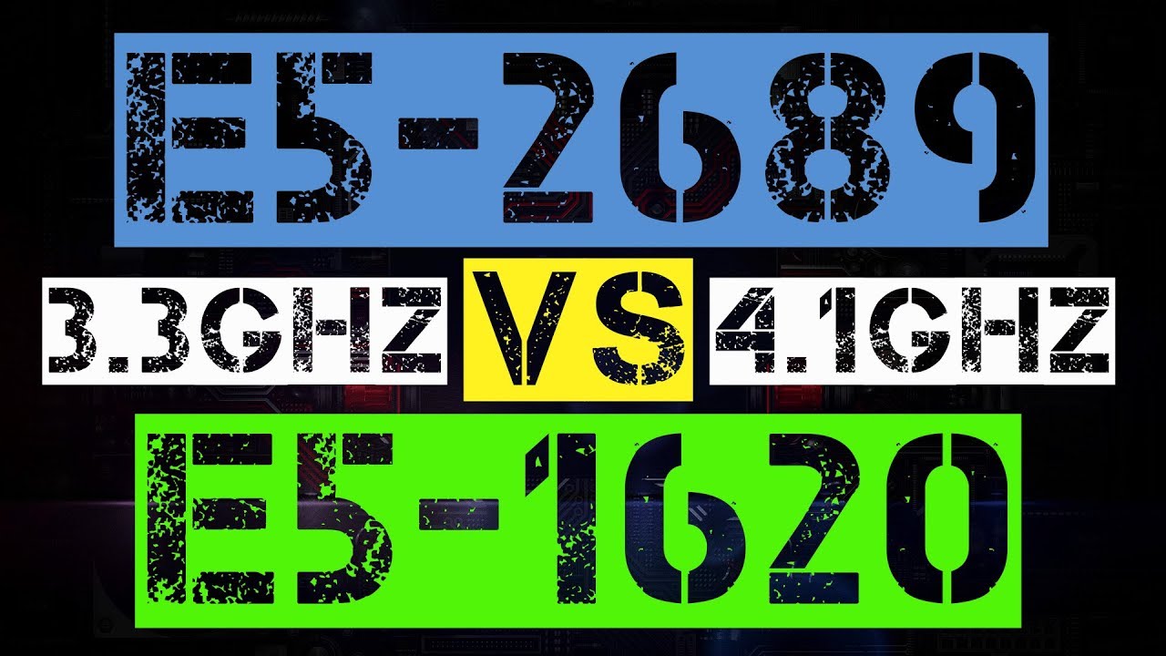 XEON E5-2689 VS E5-1620