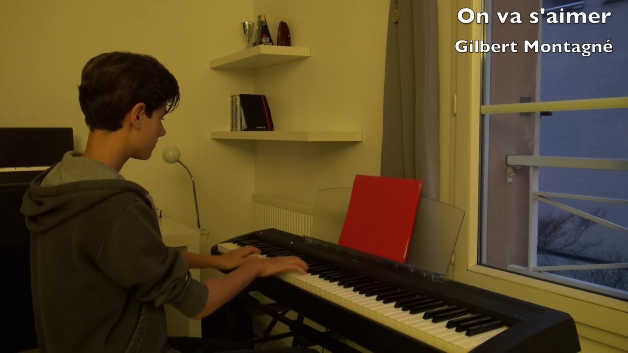 On va s'aimer - Gilbert Montagné, piano cover