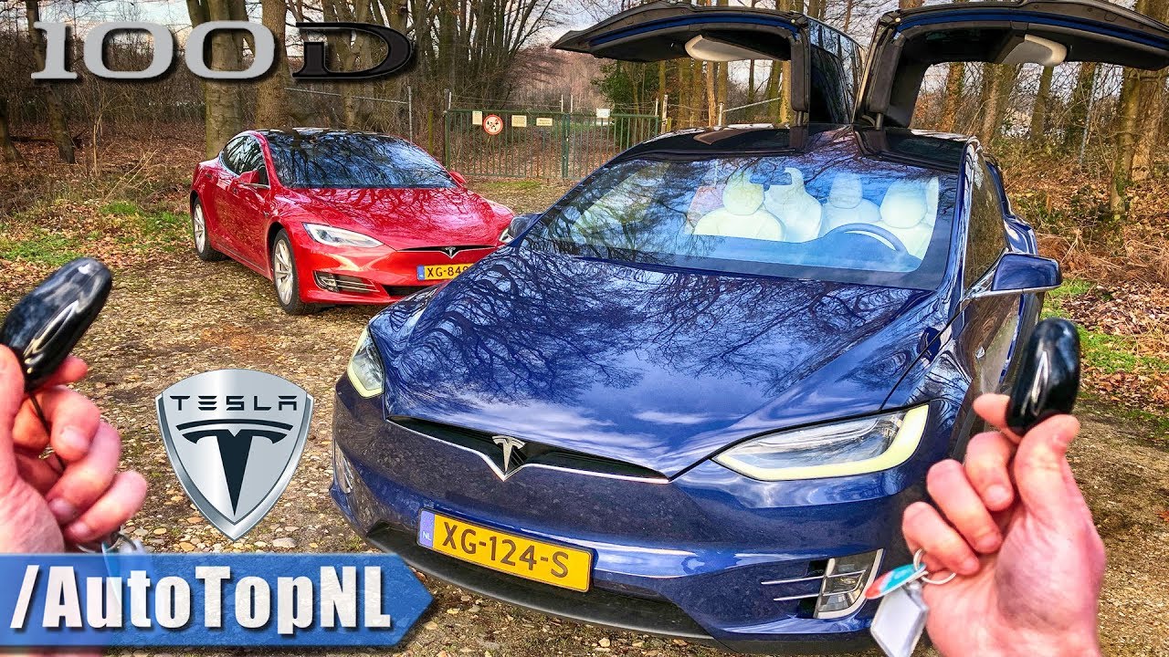 2019 Tesla Model S 100D vs Model X 100D REVIEW POV Test Drive on AUTOBAHN & ROAD by AutoTopNL