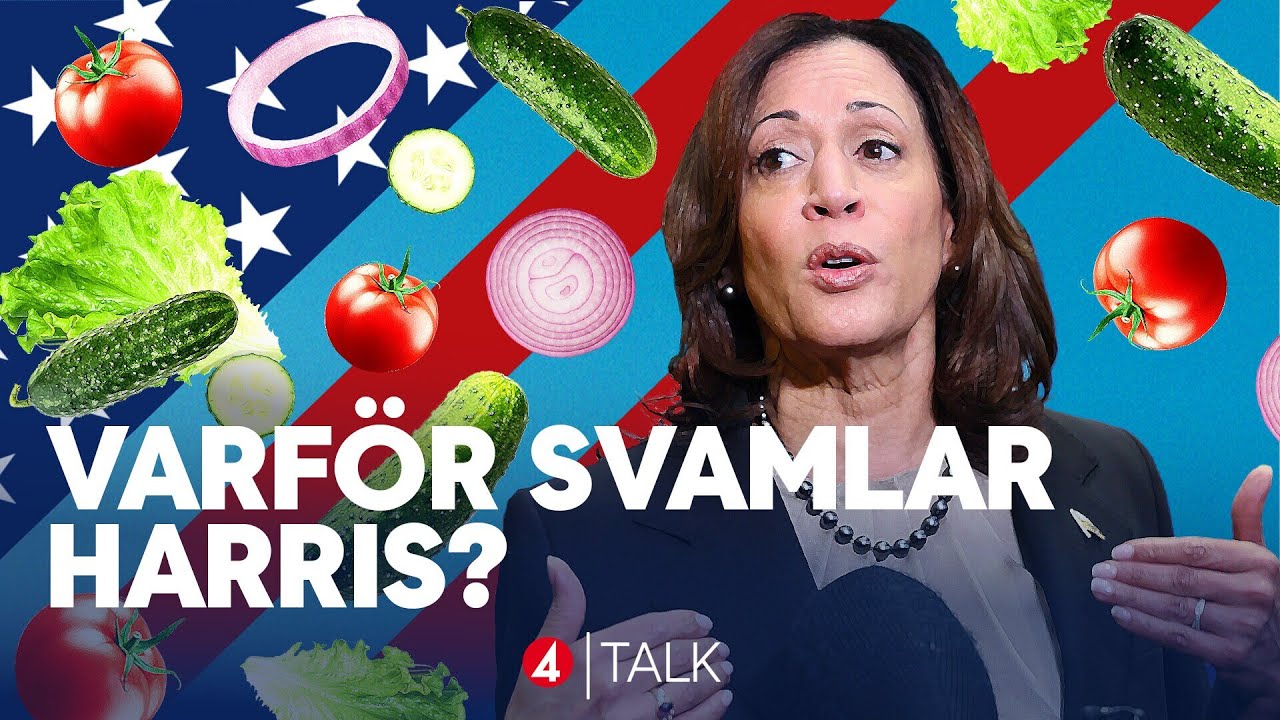 TV4 Talk - USA-valet – 3. Varför svamlar Harris? (TV4 2024.09.18)