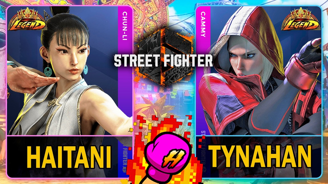 SF6 Haitani (CHUN-LI) VS Tynahan (CAMMY)🥊Street Fighter 6🥊スト6🥊4K 60ᶠᵖˢ