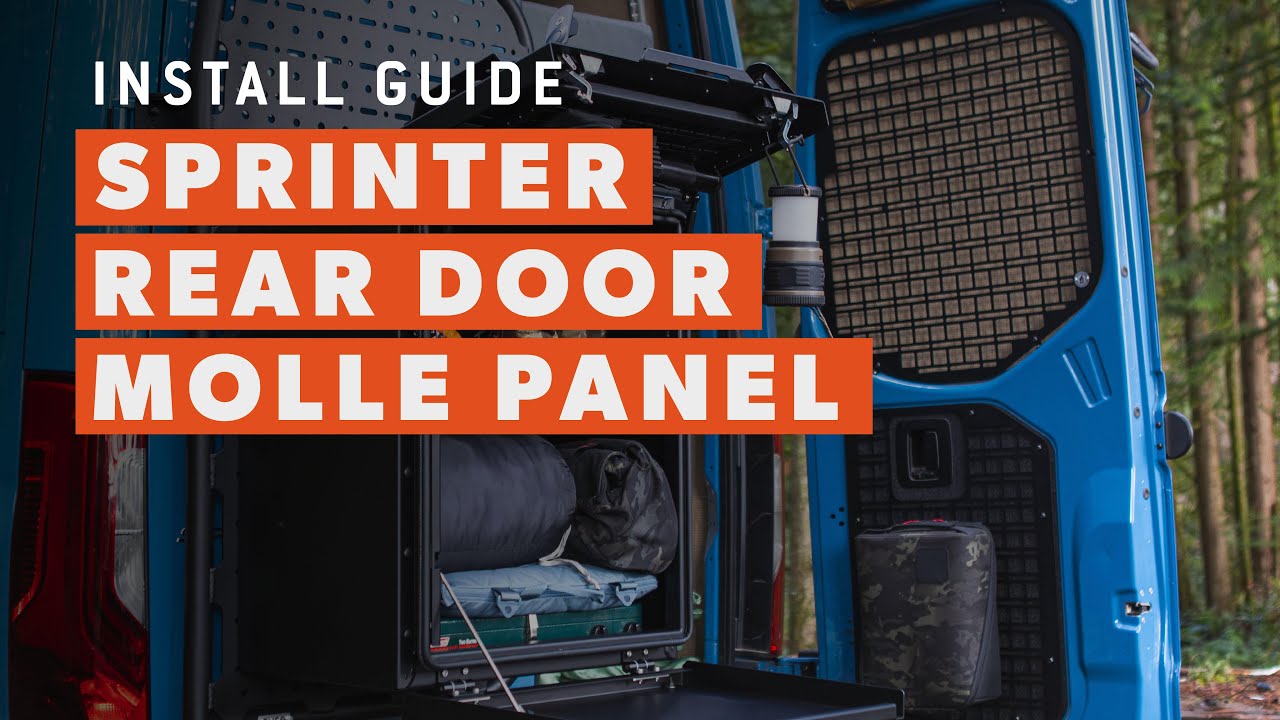 Sprinter Rear Door Molle Panels Installation Guide - Flatline Van Co.