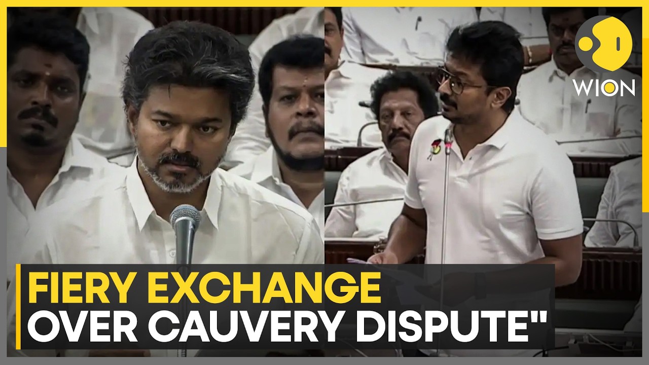 Tamil Nadu CM Vijay Defends Karnataka Talks Over Cauvery Dispute, Clashes With Udhayanidhi Stalin