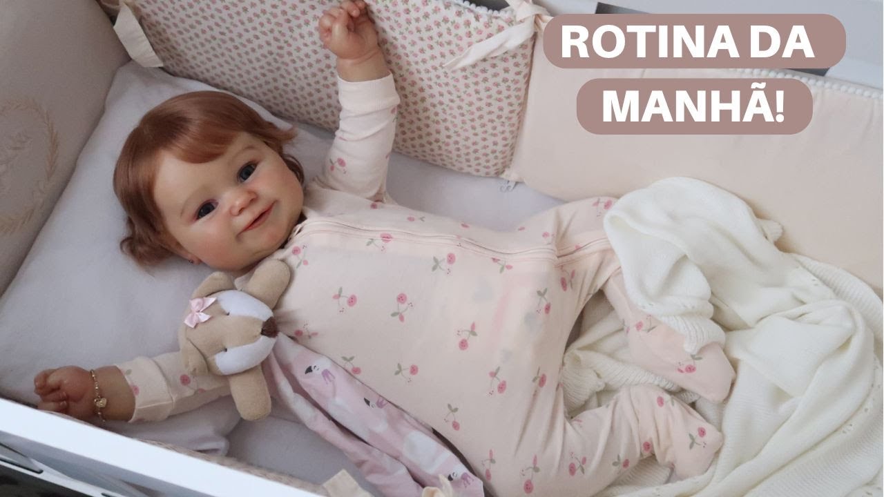 ROTINA DA MANHÃ COM A BEBÊ REBORN LUNA!