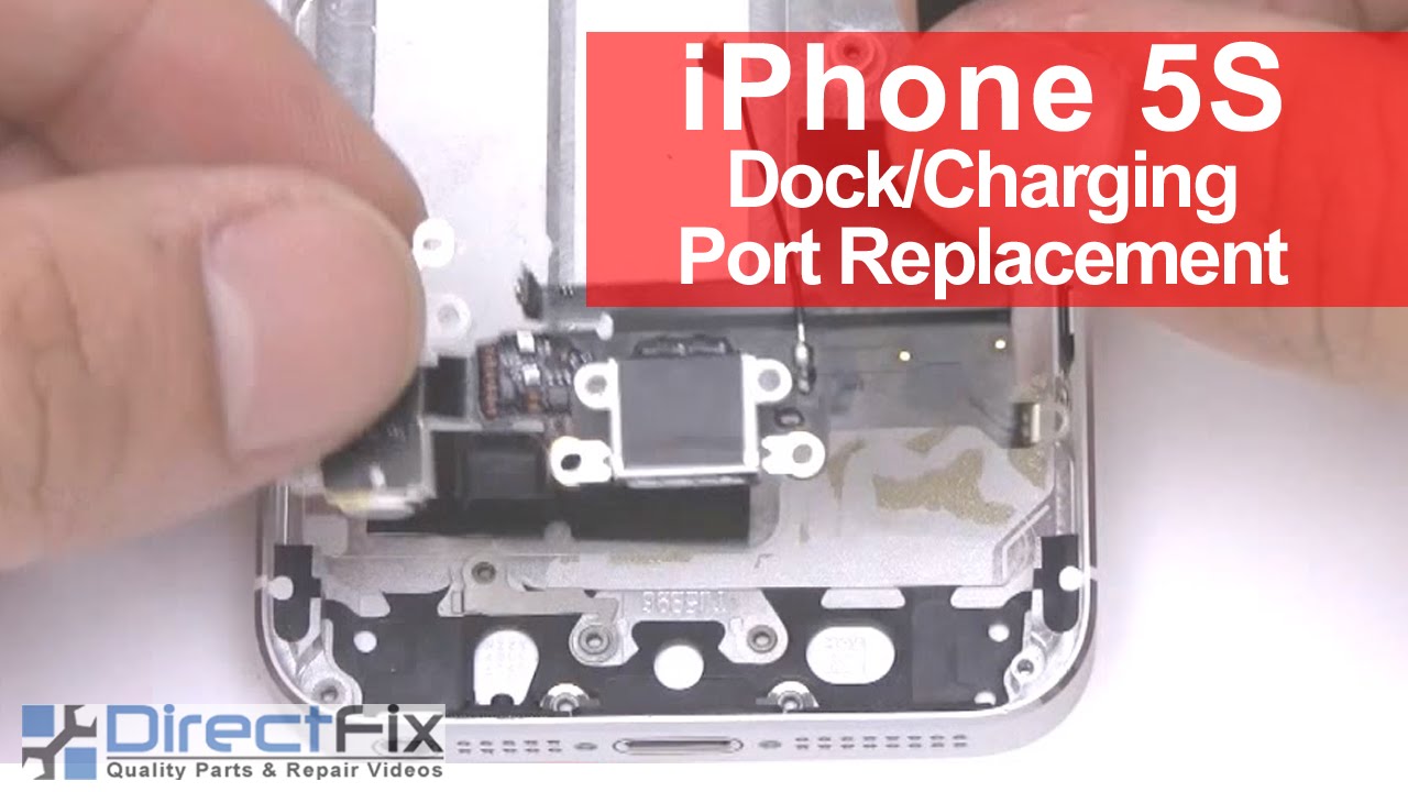 iPhone 5s Charging Port Replacement in 4 Minutes