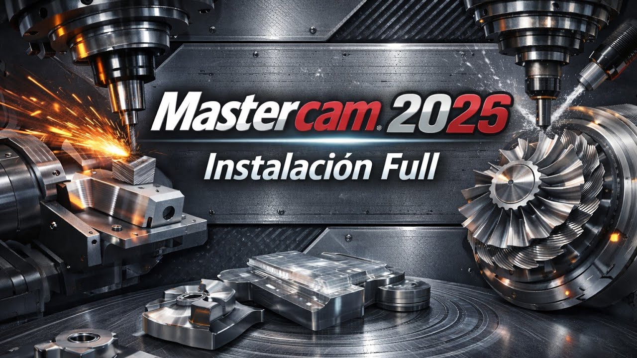 ✅ Instalación de MasterCAM 2025-2026 Activación Full