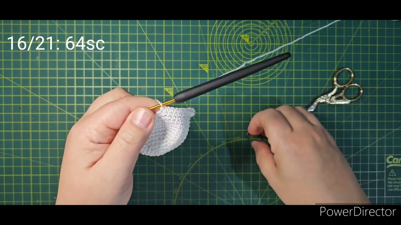 Olaf amigurumi- 2° Video cabeça (Head)