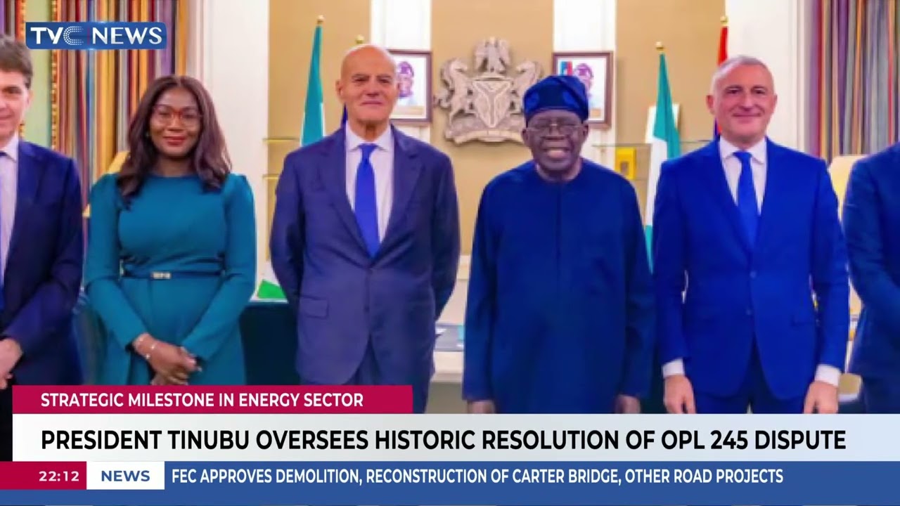 Pres. Tinubu Oversees Historic Resolution Of OPL 245 Dispute