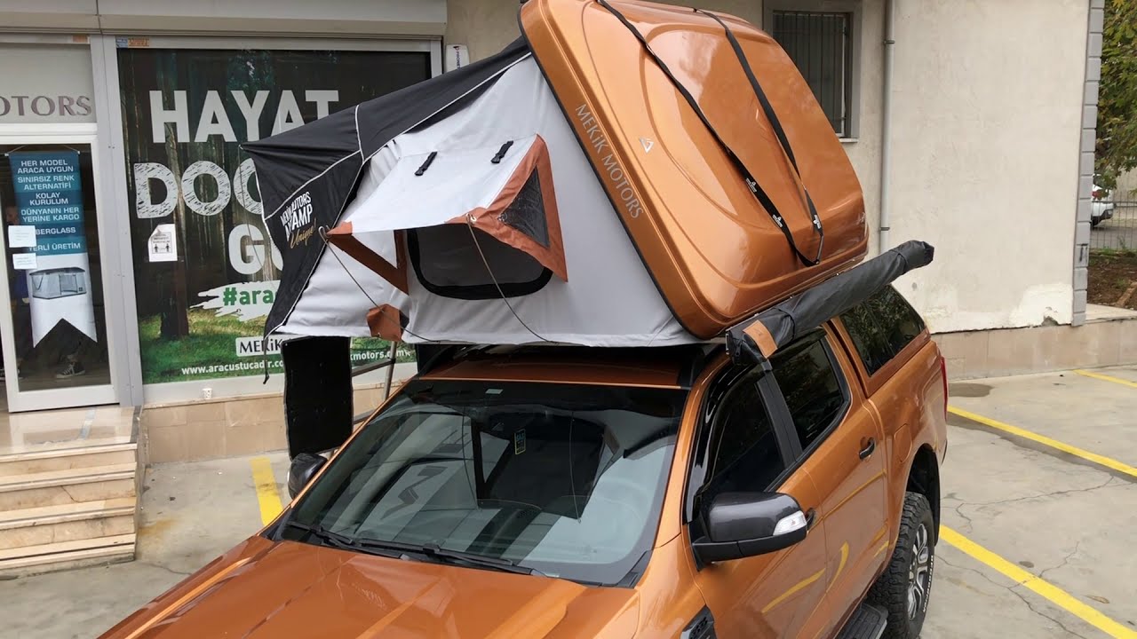 Ford Ranger Wildtrak Araç Üstü Çadır - Mekik Motors AirCamp Modeli