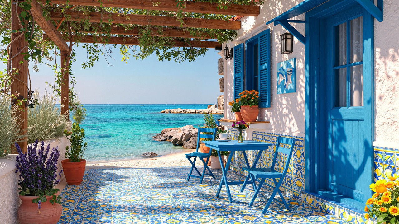Soft Seaside Jazz Music - Relaxing Jazz For Happy and Peace Morning - Morning Jazz Delight
