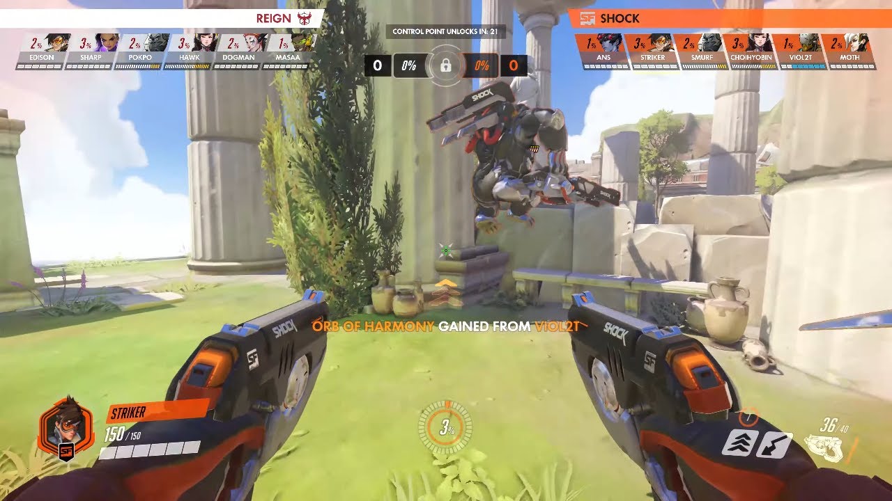 STRIKER TRACER POV Playoffs Winners Semi-Final | San Francisco Shock vs Atlanta Reign | OWL S2020