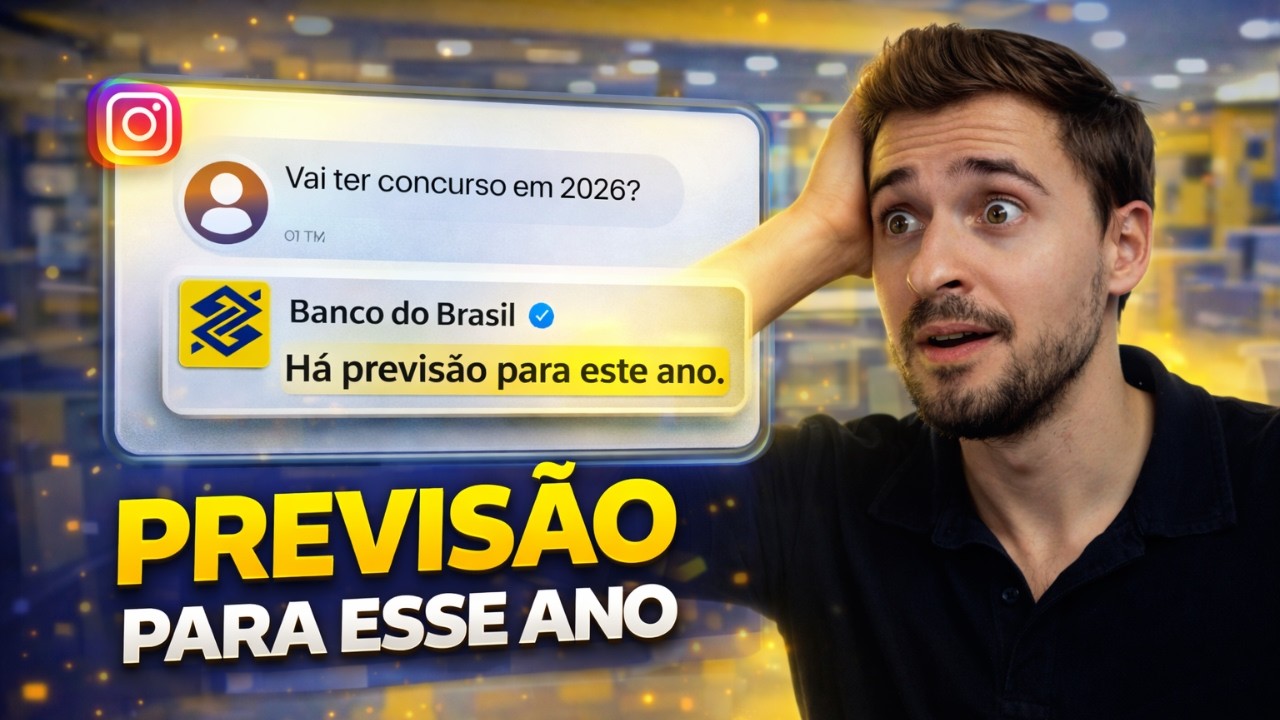 DIRETO DO INSTAGRAM DO BANCO - Comentário revelador, será que vem novo concurso do BB em 2026?