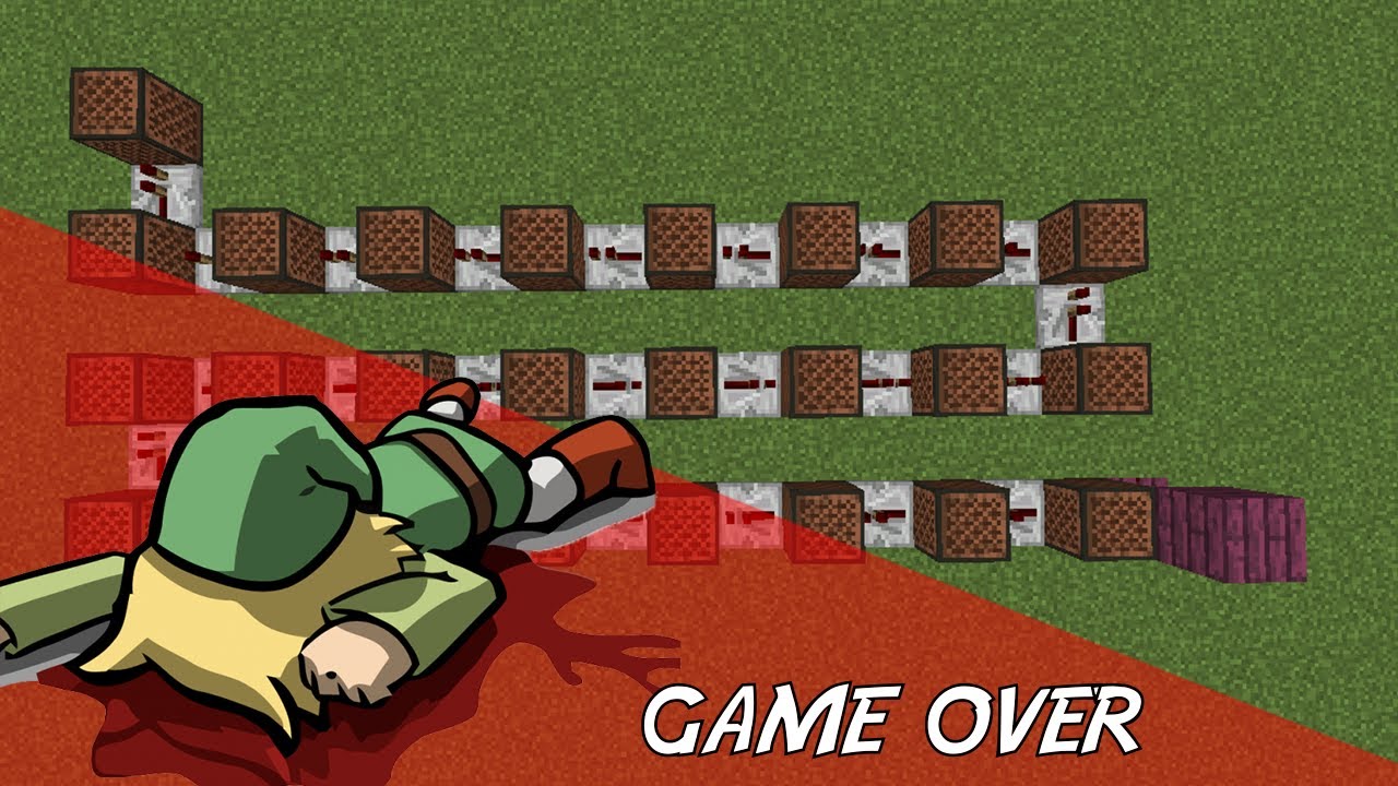 The Legend of Zelda: Game Over| Como Tocar no Minecraft! - AtmBr